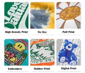 Custom High Quality <b>Men</b> Acid Wash T-<b>Shirt</b> 100% Cotton Soft Fabric <b>Silk</b> Screen Printing OEM Logo Front Casual Wear 280g Bulk - Product Image 5