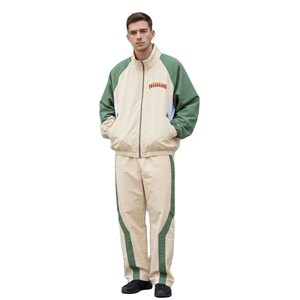 Conjunto Deportivo Cortavientos para Hombre 2026, Chaqueta Deportiva Transpirable, Pantalones Deportivos Elásticos para Correr y Entrenar - Product Image 1