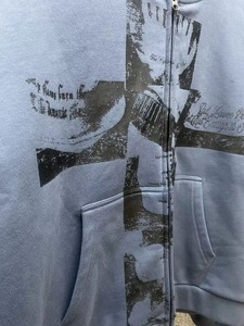เสื้อฮู้ดซิปทรงบ็อกซี่ พิมพ์ลายสกรีนแบบวินเทจ คุณภาพสูง ผลิตตามสั่ง สำหรับผู้ชาย - Product Image 4