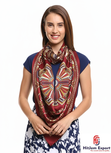 Foulards carrés pour femmes Tissu doux léger Accessoires de mode élégants Parfait pour un faible approvisionnement en quantité minimale de commande - Product Image 2