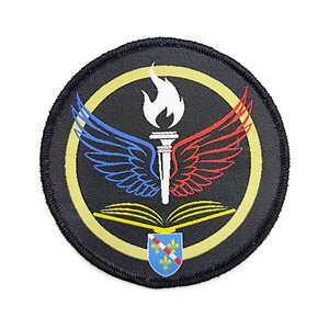Hand Made With Custom Packing Embroidery With Low Cost Hand Embroidery Bullion Wire Patch Fashion Top Fabric Badges - Product Image 6