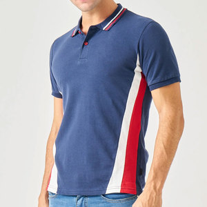 Chemises polo pour hommes en coton de qualité supérieure, logo brodé personnalisé, polos décontractés de marque, hauts de sport pour hommes - Product Image 3
