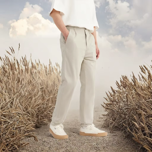 Pantalones Chino para Hombre, Ligeros, Versátiles, Casuales, de Pierna Recta, Teñidos, con Botones, Transpirables, de Secado Rápido, Impermeables, con Protección UV 100% - Product Image 3