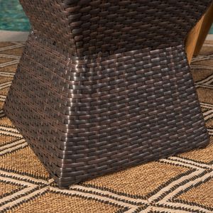 CALHOUN 16 Tavolino da Esterno in Vimini, Arredamento Elegante per Patio o Giardino - Product Image 6