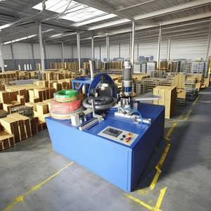 Máquina Eléctrica Horizontal para Envolver Bobinas con PLC, Semiautomática, Fácil de Operar, para Empaquetado de Cajas de Plástico/Papel - Product Image 1