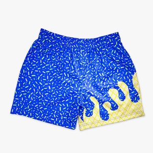 Shorts de sport à sublimation avec logo personnalisé, taille élastique, respirant, extensible dans les quatre sens - Product Image 3