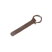 Ouvre-bouteille en fer forgé à la main, ouvre-bière vintage rustique en métal, design tête de mort, outils de bar de type soudeur antique, vente en gros