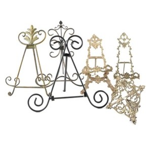Vintage Iron <b>Plate</b> Rack Standing Type Kitchen Table Mounted Tabletop <b>Plate</b> Holder Black Finish Dish Rack - Product Image 1