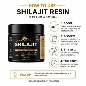 Résine de Shilajit authentique 30g, Shilajit pur de montagne, complément naturel pour l'énergie, la résistance et le bien-être quotidien. - Product Image 4