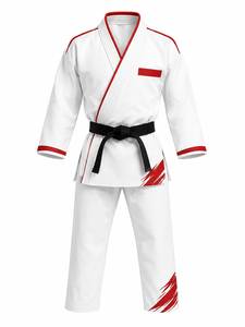 Traditional <b>Karate</b> Uniform with Breathable Cotton Construction, Reinforced Seams and Drawstring <b>Trousers</b> for Daily Practice Line - Product Image 1