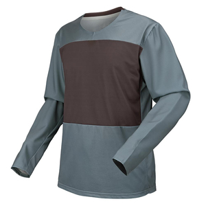 Combinaison de course moto pour homme à manches longues, bicolore, en polyester et coton, séchage rapide, pour toutes les saisons - Product Image 3