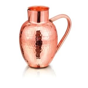 Carafe à eau en cuivre pur de luxe, isolation thermique 6-12 heures, design classique écologique, forme ergonomique pour une prise en main facile, pour la maison et les restaurants - Product Image 3