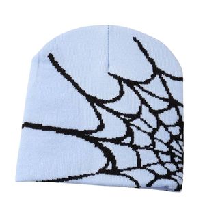 Unisex Spider Web Printed Knit Beanie <b>Hat</b> <b>Winter</b> Warm Pink Skull Cap Y2K Streetwear Skullcap Custom Wholesale Beanies Casual <b>Hat</b> - Product Image 4