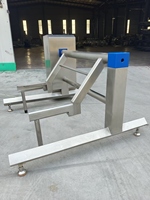 Voedselveilige pneumatische kar-kantelmachine, luchtaangedreven kiepinstallatie voor standaard 200L vleeskarren