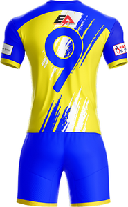 Uniforme de Fútbol para Hombre Adulto, Camiseta con Estampado Digital, Logotipo Frontal, Antibacterial, Secado Rápido, 100% Poliéster, 140g, Ropa Deportiva - Product Image 3