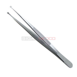 2 Piezas de Pinzas Angulares Rectas para Sutura Dental, 6 Pulgadas, Pinzas Quirúrgicas de Acero Inoxidable, Instrumentos Manuales con Certificación CE - Product Image 4