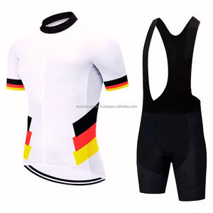 Conjunto de Jersey de ciclismo para hombre al por mayor, diseño de logotipo personalizado, pantalones cortos transpirables de secado rápido, uniformes perfectos - Product Image 5