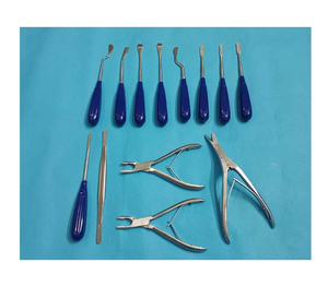 ชุดเครื่องมือรักษารูขุมขนขั้นสูง 24 ชิ้น สำหรับศัลยกรรมตกแต่งจมูก ทำจากสแตนเลสสตีล ใช้ซ้ำได้ สำหรับศัลยกรรมหู คอ จมูก - Product Image 1