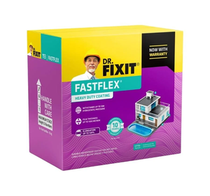 Revêtement d'étanchéité flexible bicomposant Dr Fixit Fastflex pour toitures en béton, salles de bain, balcons, haute résistance d'adhérence - Product Image 5