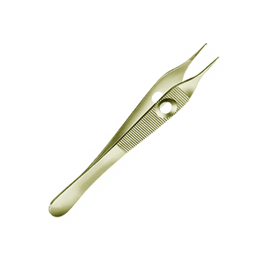 Pinzas para Tejidos Adson Rectas 1x2 Dentadas 120mm Instrumento Quirúrgico de Acero Inoxidable Alemán de Alta Calidad Manual con Certificación CE - Product Image 2