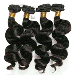 Extensions de cheveux humains vierges indiens 100% naturels, ondulés |   Extensions de cheveux Remy non traités en gros pour la fabrication de perruques et l'utilisation en salon - Product Image 5