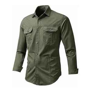 Nouveauté : Chemises de pêche pour hommes en spandex/polyester, uniques, tendance, imperméables, UPF 50, imprimées sur mesure, antibactériennes - Product Image 5