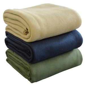 Wholesale Bulk Plain Dyed Polar Fleece Blanket Warm Winter Fuzzy <b>Throw</b> Blanket for Airline Travel - Product Image 2