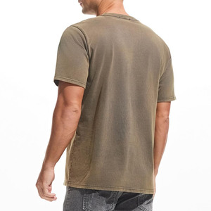 Custom Logo <b>Men's</b> T-<b>Shirts</b> High-End Casual Style100% Cotton Jersey Crew Neck Unisex Ice <b>Silk</b> Knitted Fabric T <b>Shirts</b> <b>For</b> <b>Men</b> - Product Image 6