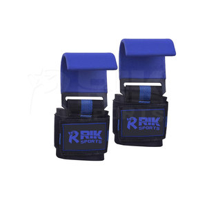 Sangles de levage à crochet rembourrées avec support de poignet pour l'entraînement, la musculation et l'haltérophilie - Product Image 1