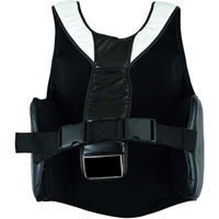 Gilet de protection pectoral en PU pour la boxe, toutes saisons, design noir et blanc, faible MOQ, équipement de sécurité avec impression pour le MMA