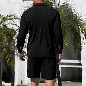 Conjunto de Pantalones Cortos para Hombre, Talla Grande 5XL, con Logotipo Personalizado OEM de Fabricante Pakistaní, Camiseta de Manga Corta con Estampado, Conjunto de Verano - Product Image 5