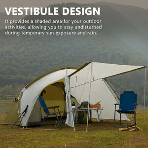 Heavy Duty Wind Resistant Outdoor Camping <b>Tent</b> Ideal For Extreme Weather And Long Stays Outdoors Are Available From USA - Product Image 3