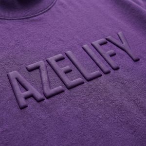 T-shirts pour hommes surdimensionnés de haute qualité en gros par Aznoix Industry, 100% coton, coupe ample. - Product Image 5