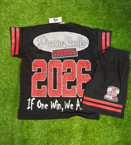Ensemble deux pièces en coton pour homme, best-seller, haute qualité, style streetwear, été, uni, séchage rapide, logo personnalisé imprimé - Product Image 2