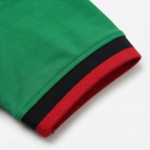 Polo à manches courtes vert pour homme avec poche, décontracté, respirant, en coton Oxford, coupe classique, couleur unie - Product Image 6