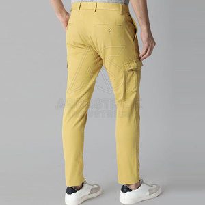 Pantalones Cargo Casuales de Lona para Hombre Hechos a Medida con Diseño Personalizado, Cintura Media e Impresión de Logotipo - Product Image 3