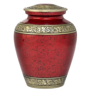 Urna Funeraria de Metal Rosa Grabada Clásica Gatta para Cenizas de Adultos, Estilo Americano/Europeo - Product Image 2