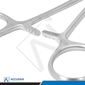 Pinzas de Curar Accuram Gross Maier Curvas de 20 cm, de Acero Inoxidable, Instrumentos Quirúrgicos Dentales y Médicos para Sujetar Tejidos y Hemostasia - Product Image 6