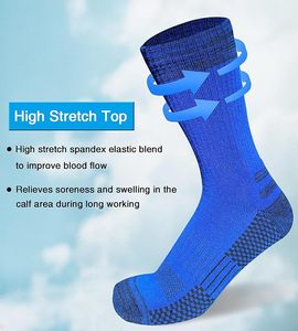 Sport Socks Reinforced <b>Heel</b> & Toe Custom Your Own Brand Letter Logo Low MOQ Custom Logo Positions - Product Image 5