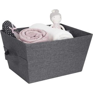 MA69MGR <b>Large</b> Fabric Storage Box with Easy-Carry Handles Foldable Home Shelf Storage <b>Bin</b> - Product Image 2