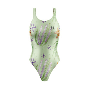 Traje de Baño Bikini Personalizado Ligero de Poliéster y Nailon para Mujer, Corte Regular, Cuello Redondo, para Entrenamiento Profesional - Product Image 5