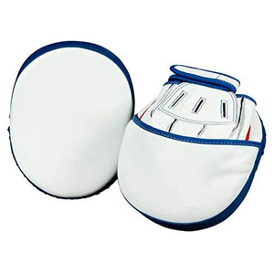 Boxing Focus Mitts Custom Design Genuine <b>Leather</b> <b>Punch</b> Pads Lightweight Curved Hand Training Equipment for Adults - Product Image 4