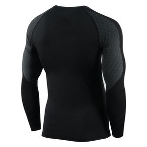 Meilleures ventes : Rashguard homme haute performance, séchage rapide, antibactérien, écologique, compression ajustée, 100% polyester respirant - Product Image 3