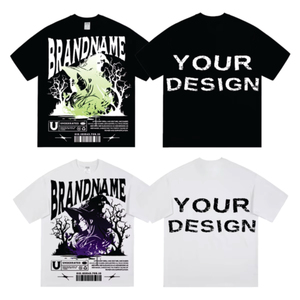 เสื้อเชิ้ตผู้ชายสไตล์ลำลองปรับแต่งได้ ลายพิมพ์ดิจิทัล ผ้าฝ้าย 100% ระบายอากาศ แห้งเร็ว แขนสั้น ใส่สบายสำหรับฤดูร้อน - Product Image 1