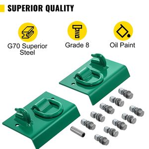 Forjado G70 1/4 \ "Perno Ganchos 4700LBS Tractor Cubo Hardware 1/2 \" Grilletes incluidos para RV/UTV/Truck Work Well Bucket para - Product Image 3