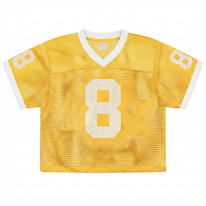 Custom Vintage Oversized Unisex Mesh Crop <b>T</b>-<b>Shirt</b> Breathable Sports Streetwear Tee Quick Dry Lightweight Mesh <b>Shirt</b> 2026 - Product Image 4