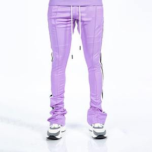 Pantalon de survêtement empilé tendance 2026 pour homme, personnalisé avec logo, style streetwear, coupe oversize, pour le sport et le quotidien - Product Image 1