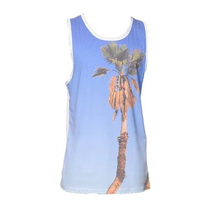 <b>Mens</b> Solid Plus Size Casual Knitted Running <b>Singlet</b> Quick Dry Sleeveless Breathable Button Training Top - Product Image 1