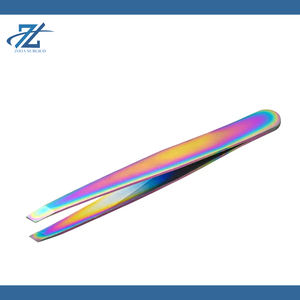 Pinza para Cejas y Pestañas con Punta Inclinada, Pinza para Bigote, Pinza para Cabello, Acero Inoxidable, Herramientas Especiales Duraderas Hechas en Pakistán - Product Image 6