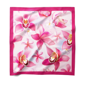 Tela de Satén Estampada Personalizada de Alta Calidad para Bufandas, para Campañas de Marketing de Marca Privada en Europa e Israel, OEM ODM - Product Image 3